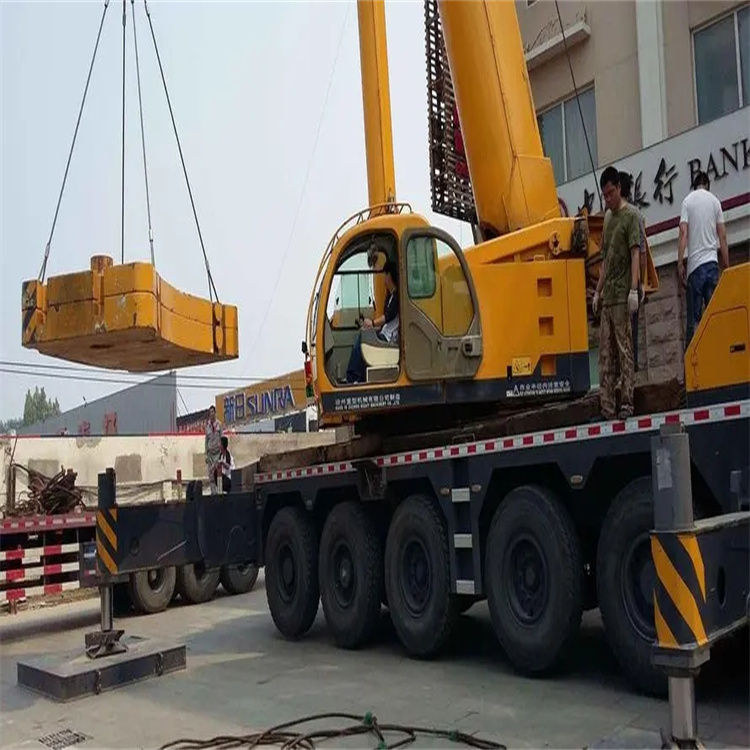 宛城当地吊车出租|机器吊装|75吨|工厂搬迁服务